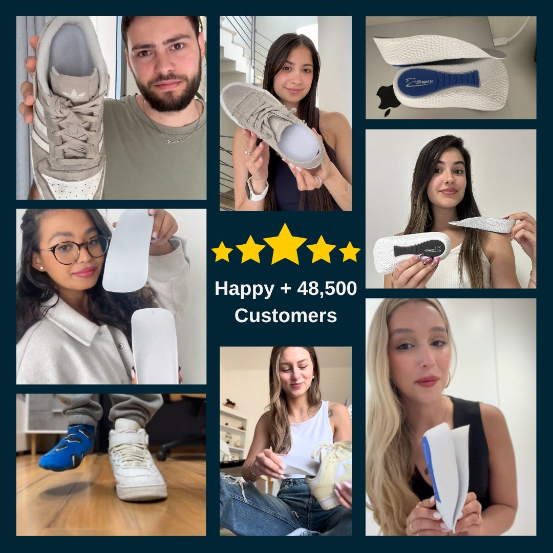 StepUp Insoles - Instantly Add 3 Inches of Height